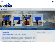Tablet Screenshot of peakptmt.com